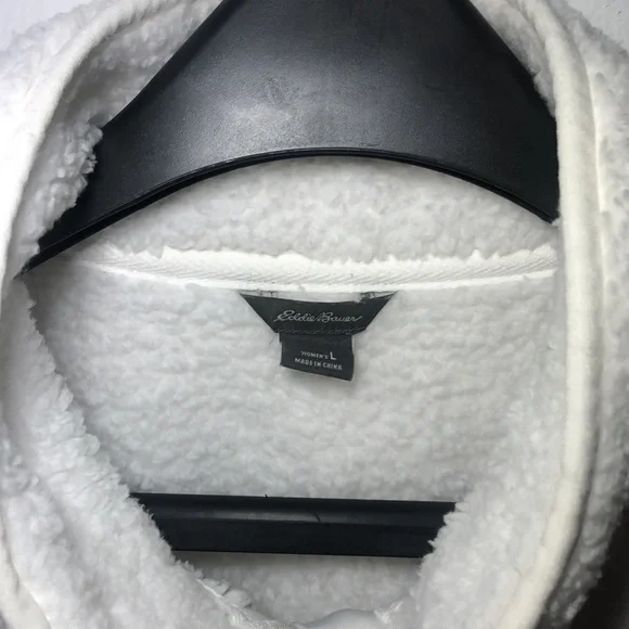 Eddie Bauer Sherpa 3/4 zip - Picture 4 of 8